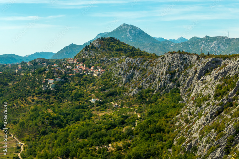 One of the villages in Cetina valley in Dalmatia Croatia.