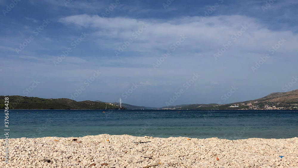 Obraz premium Looking out over the Adriatic Sea