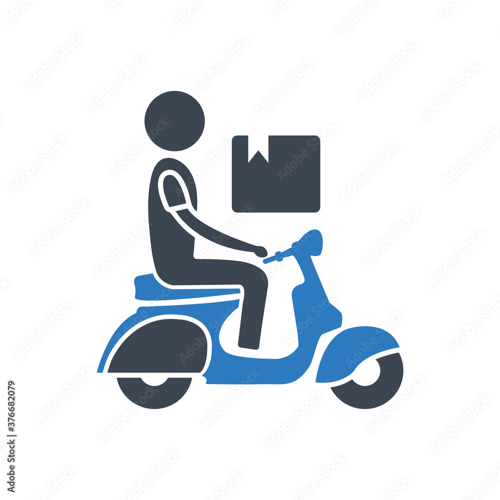 Parcel delivery icon ( vector illustration ) Parcel delivery icon ( vector illustration )
