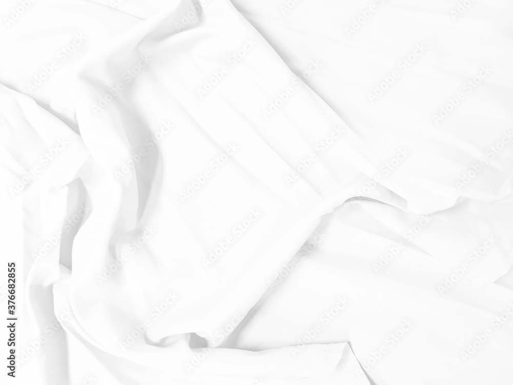 White cloth background abstract with soft waves. White cloth background abstract with soft waves.