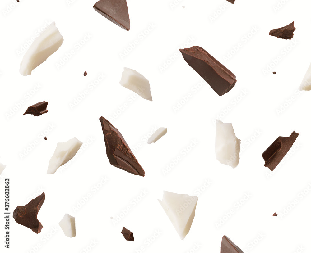 Chocolate isolated on white, cleaned and retouched photo. Chocolate isolated on white, cleaned and retouched photo.