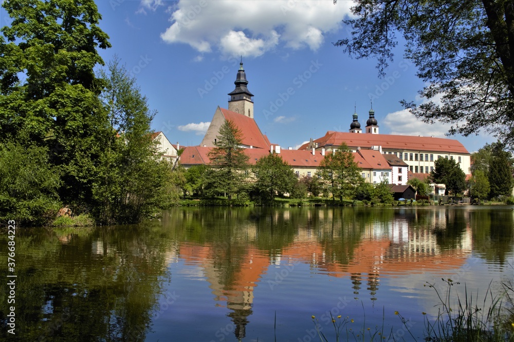 Czech castle by the water Czech castle by the water