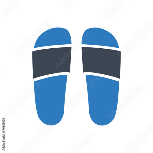 Slippers icon ( vector illustration)