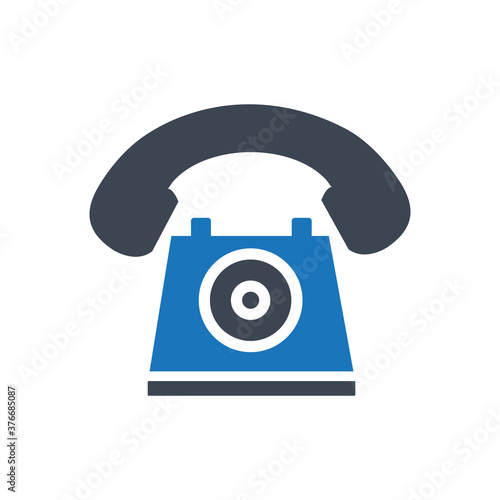 Telephone icon ( vector illustration ) © Saiful
