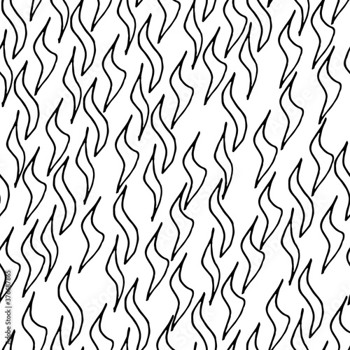 seamless pattern, background, texture from abstract elements in the form of zigzags, contours, doodling for design of paper, fabric, interior. raster copy