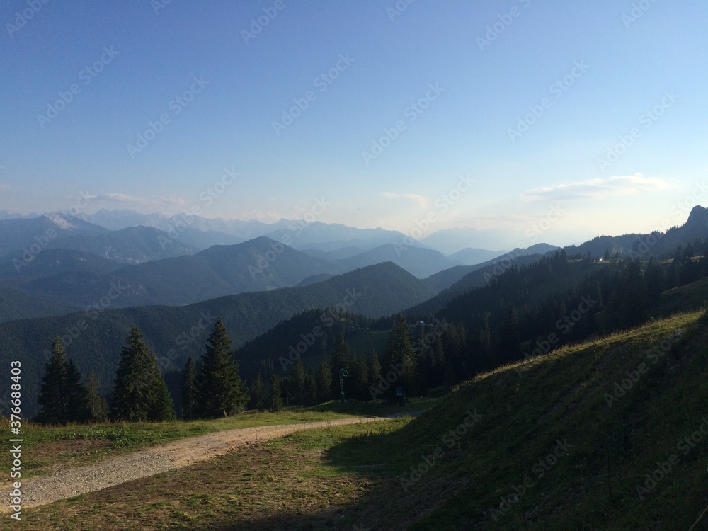 Looking over the European Alps near Bad Tölz, Germany Looking over the European Alps near Bad Tölz, Germany
