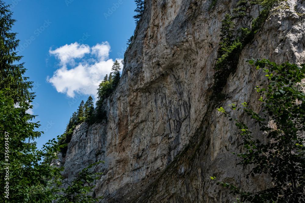 A close up of a rock mountain