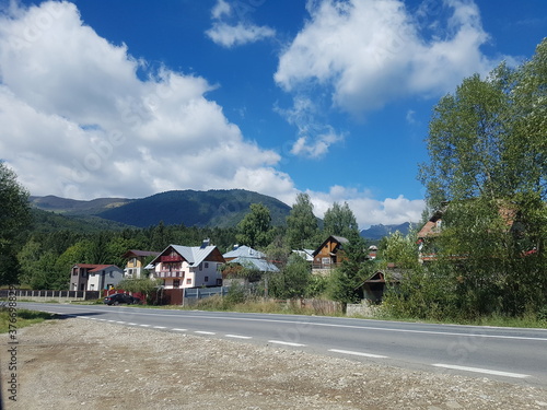 Fototapeta Naklejka Na Ścianę i Meble -  village in the mountains