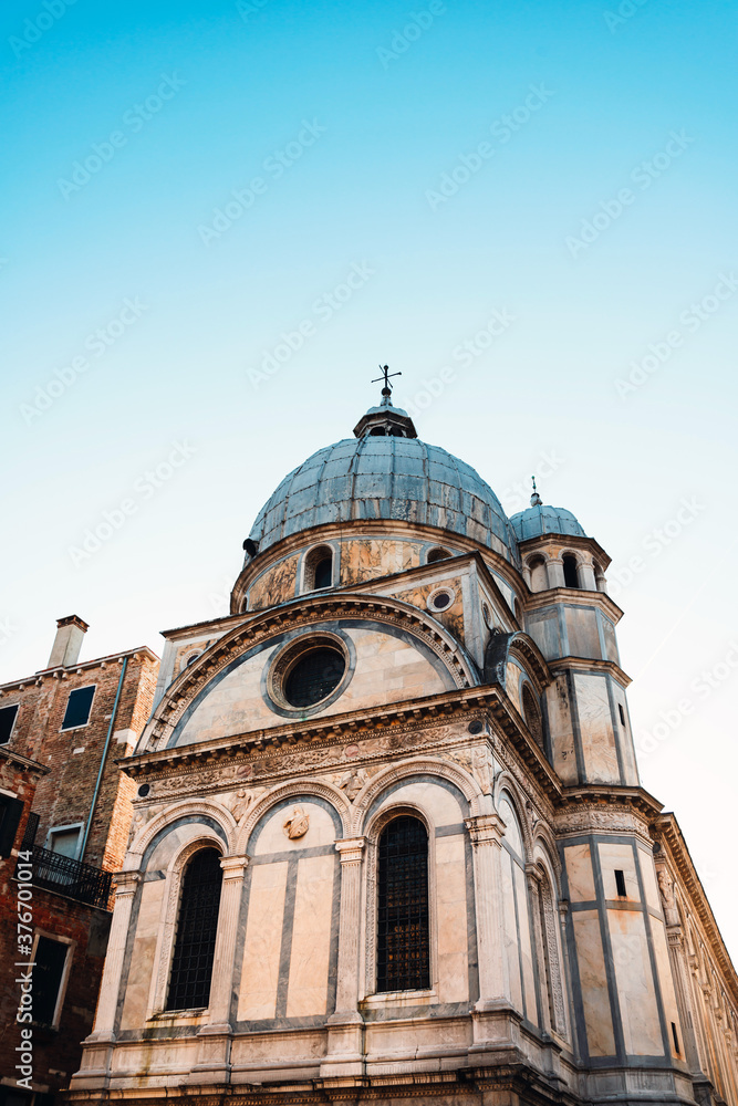 Antique Church building in Venice, ITALY