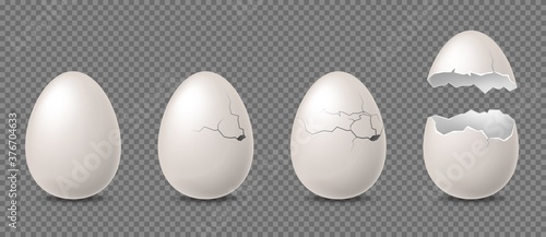 Photo Cracked egg