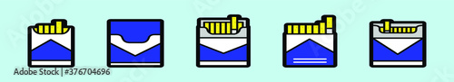 Free Download set of cigarettes with packaging box design template in various models. vector illustration - GFXLoad