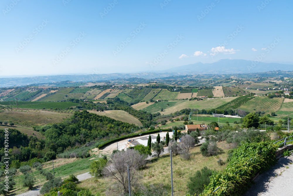 View of Acquaviva Picena - Ascoli Piceno - Italy