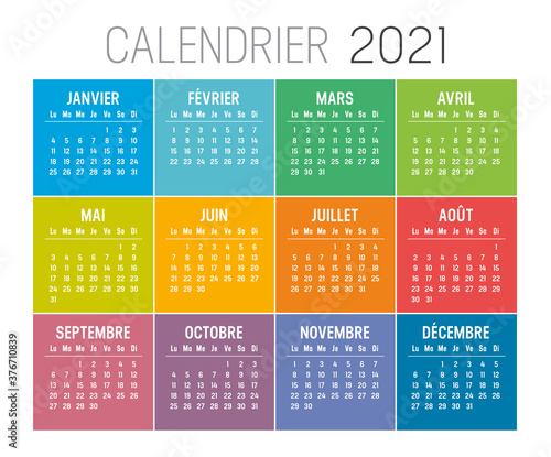 Calendrier Agenda 2021