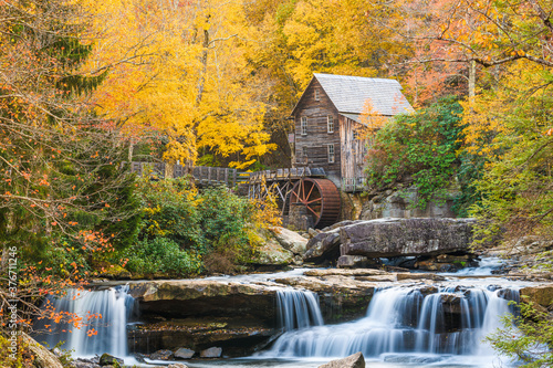 Babcock State Park, West Virginia, USA at Glade Creek Grist Mill