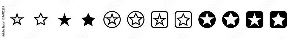 Stars. Star - Vector icon. Vector illustration Stars. Star - Vector icon. Vector illustration