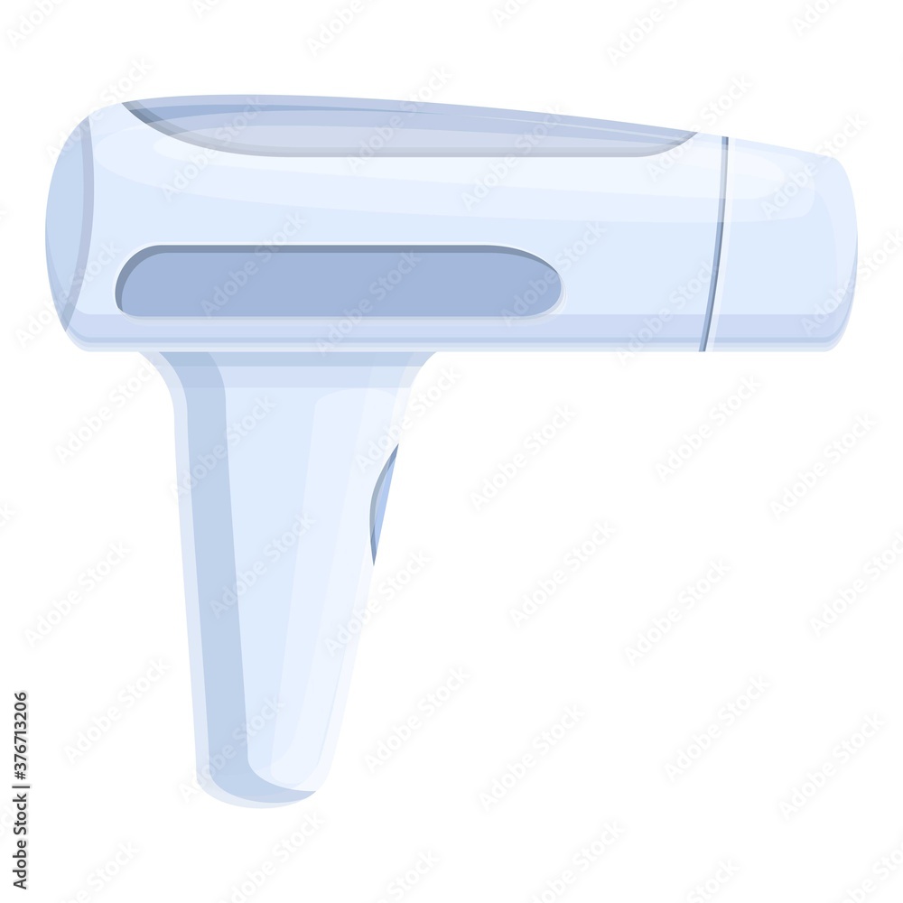 Pistol laser hair removal icon. Cartoon of pistol laser hair removal