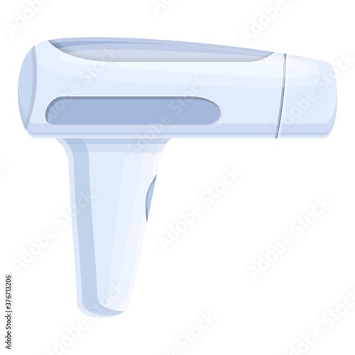 Pistol laser hair removal icon. Cartoon of pistol laser hair removal vector icon for web design isolated on white background