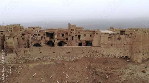 Hanjan castle on the way to Abyaneh village, Iran