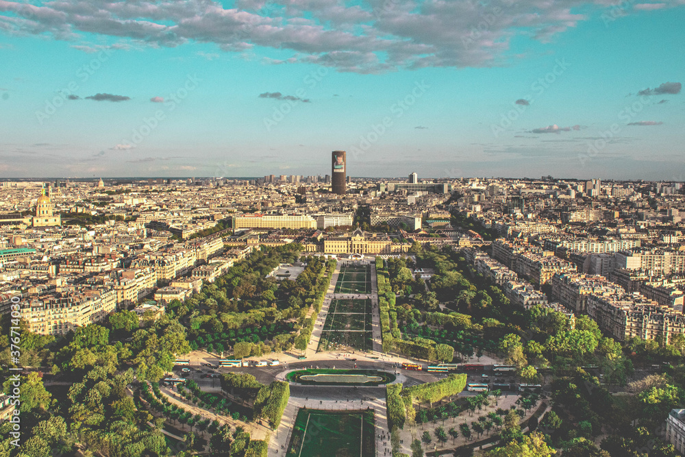 Vista aerea de Paris