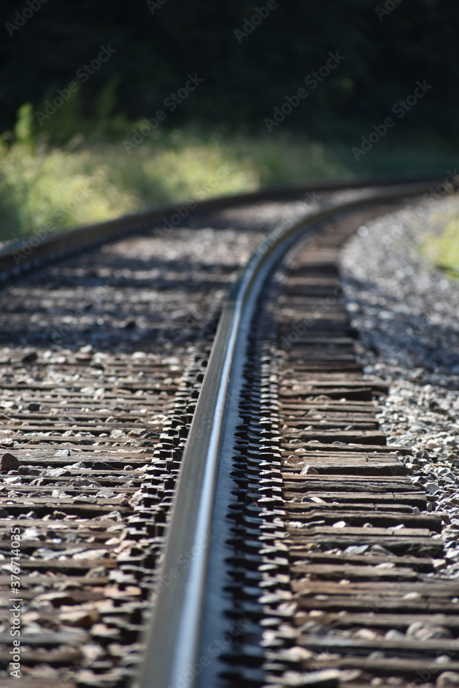 railroad tracks in the autumn railroad tracks in the autumn