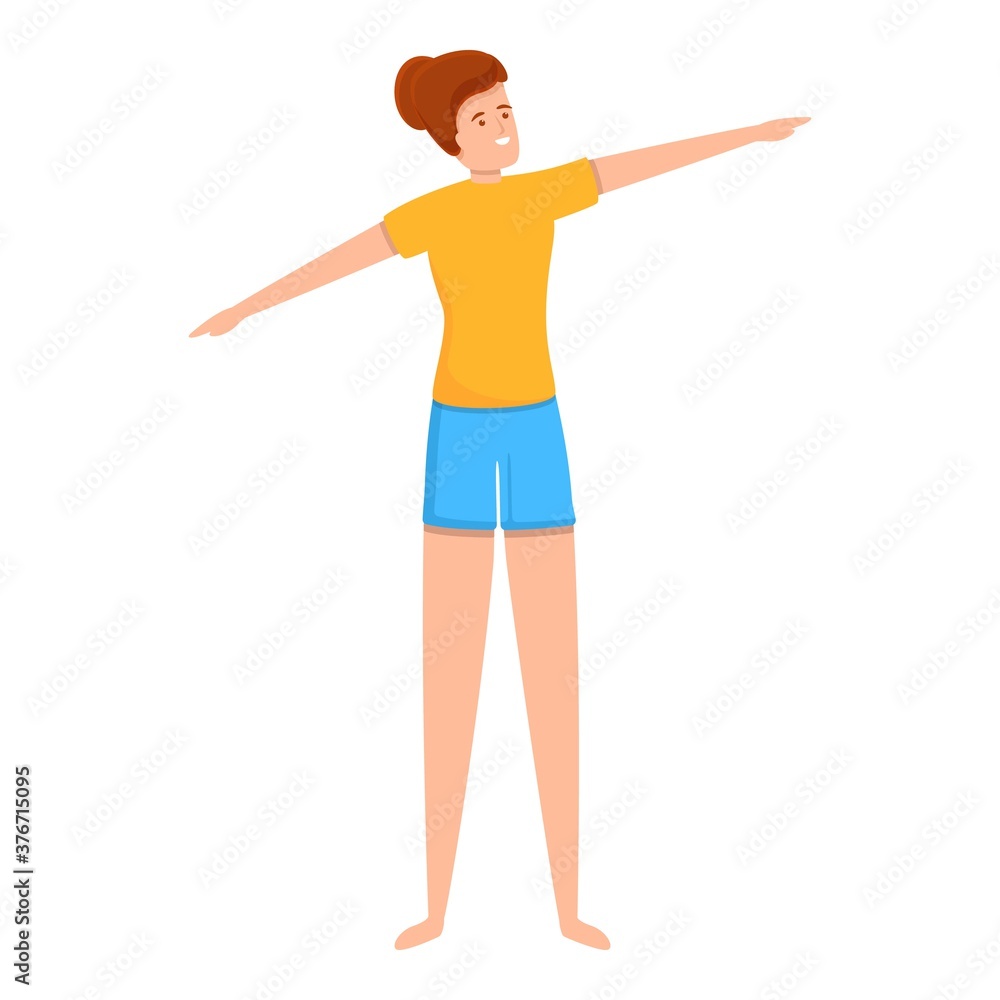 Home training active exercise icon. Cartoon of home training active exercise vector icon for web design isolated on white background Home training active exercise icon. Cartoon of home training active exercise vector icon for web design isolated on white background