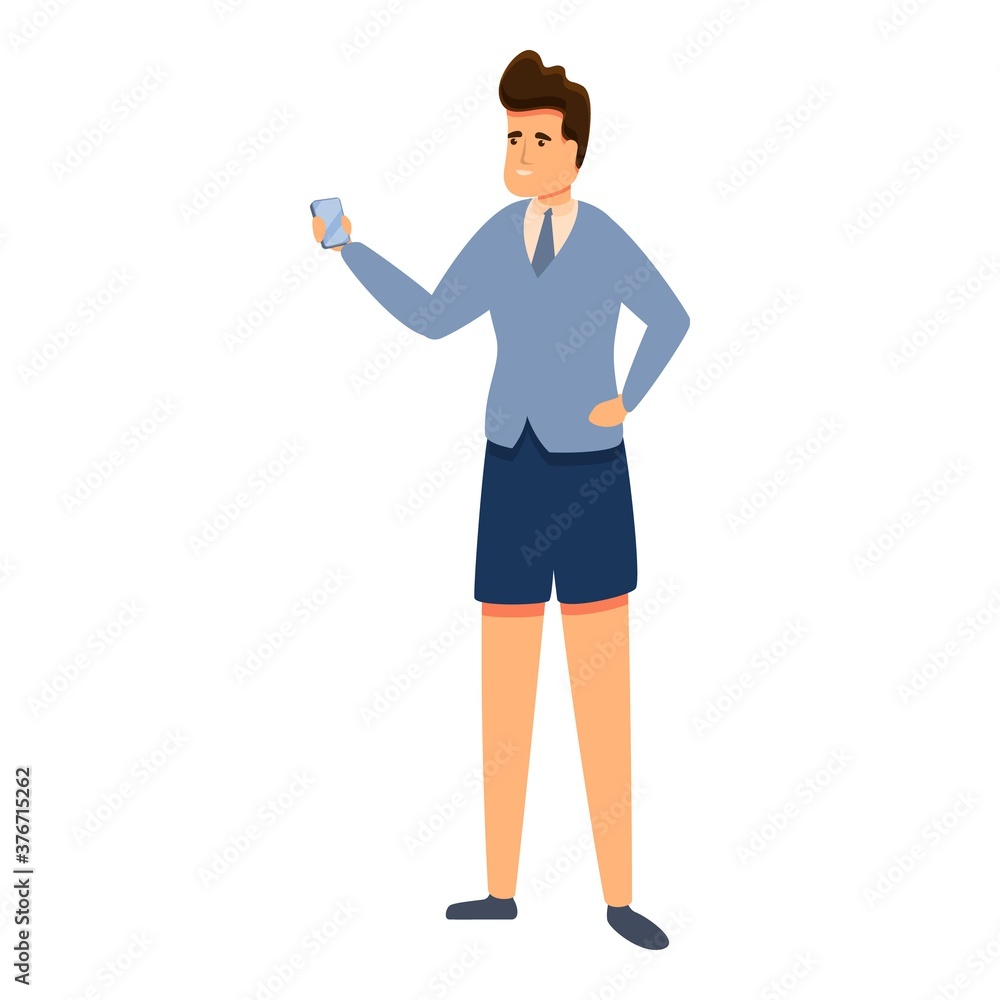 Remote work programmer icon. Cartoon of remote work programmer vector icon for web design isolated on white background Remote work programmer icon. Cartoon of remote work programmer vector icon for web design isolated on white background