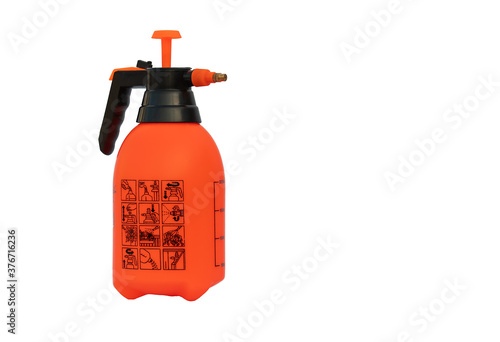 garden sprayer on isolated background