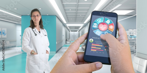 Healthcare app and doctor
