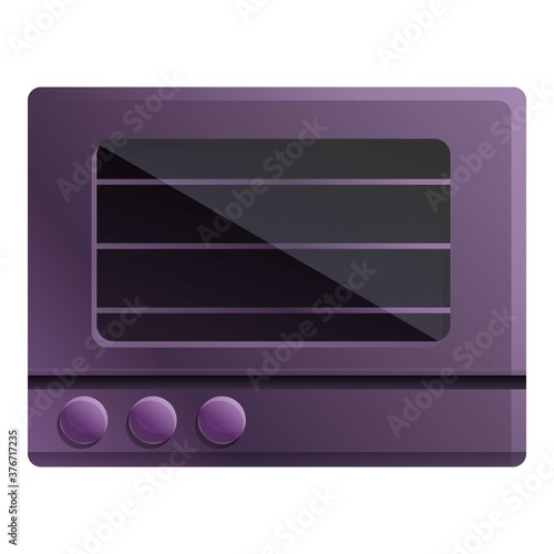 Appliance convection oven icon. Cartoon of appliance convection oven vector icon for web design isolated on white background