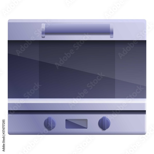 Hardware convection oven icon. Cartoon of hardware convection oven vector icon for web design isolated on white background