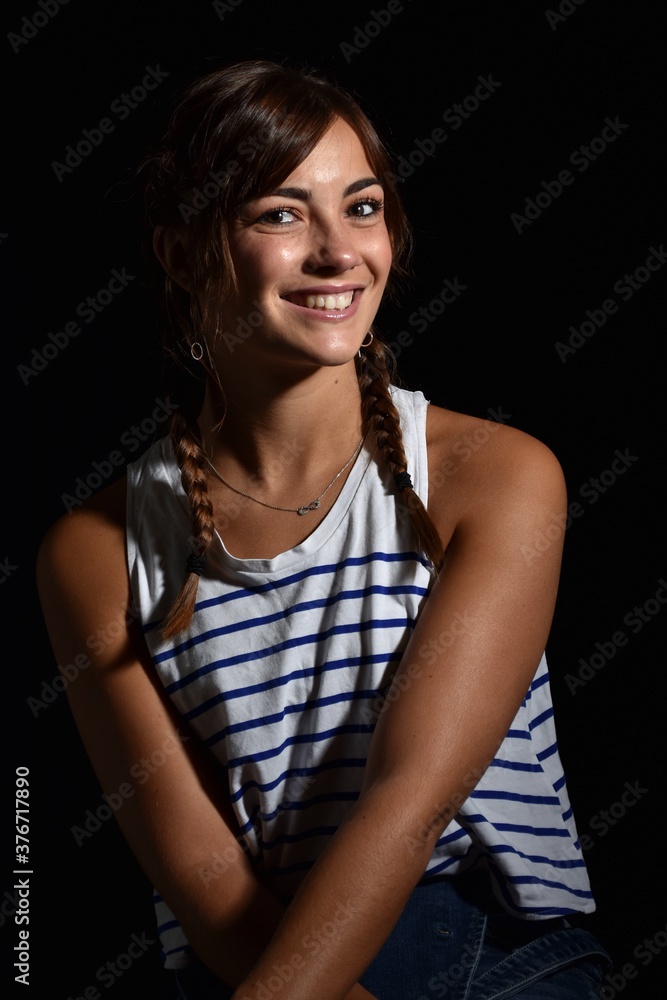 Portrait d'un modèle photo Portrait d'un modèle photo