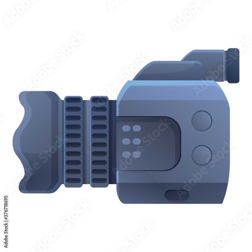 Cameraman camcorder icon. Cartoon of cameraman camcorder vector icon for web design isolated on white background