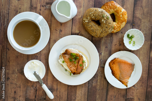 Smoked Salmon and Cream Che...