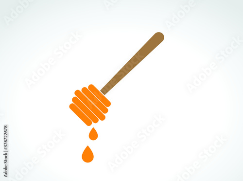 Honey Dipper icon vector
