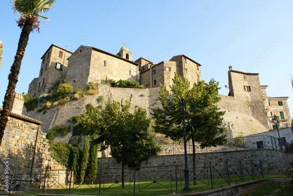 The historic centre in the old town of Bolsena, Lazio (Italy)