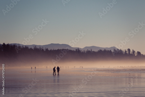 Surfer at the Ucluelet Beach