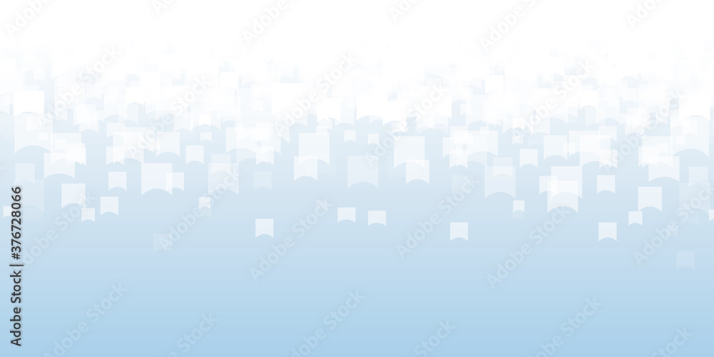 Abstract design banner white square shapes - etheral business design background