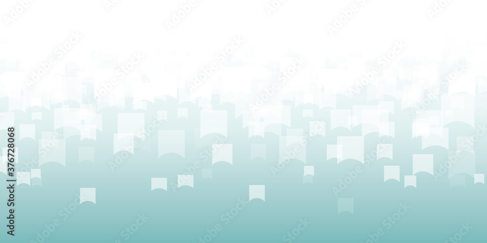 Abstract design banner white square shapes - etheral business design background
