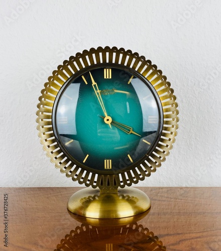 Vintage clocks form germany Mid Century Modern Interiors Retro decorations photo