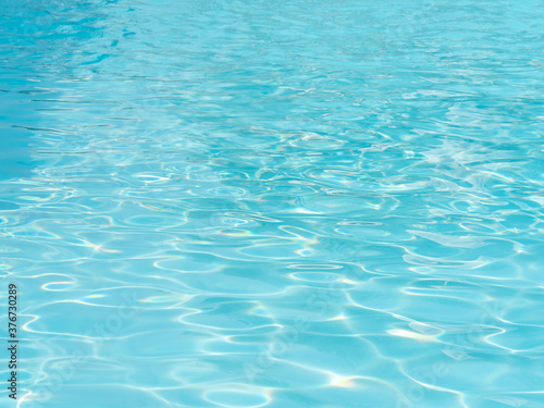 Background of rippled water in swimming pool.