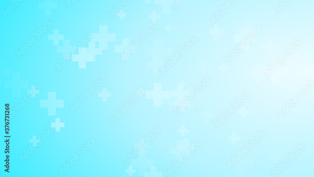 Medical health blue cross pattern background. Abstract healthcare technology and science concept. Medical health blue cross pattern background. Abstract healthcare technology and science concept.