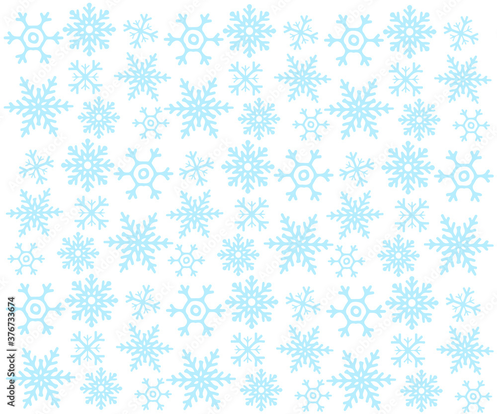Christmas background, pattern with snowflakes Christmas background, pattern with snowflakes