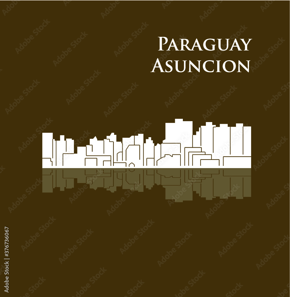 Fototapeta premium Asuncion, Paraguay