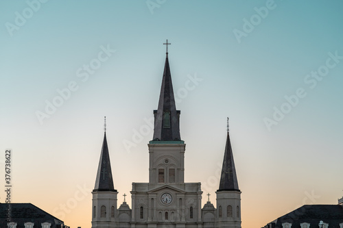 St. Louis Cathedral in Jackson Square New Orleans, LA