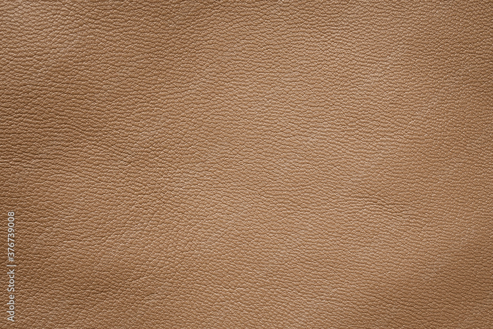 Fototapeta premium Brown leather texture background close up