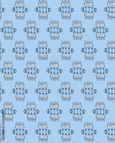 Abstract seamless geometric pattern background