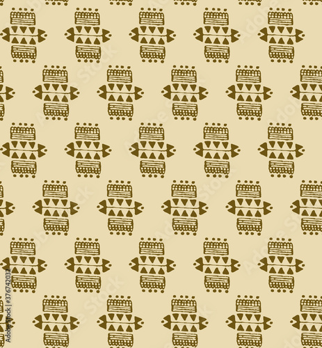 Abstract seamless geometric pattern background