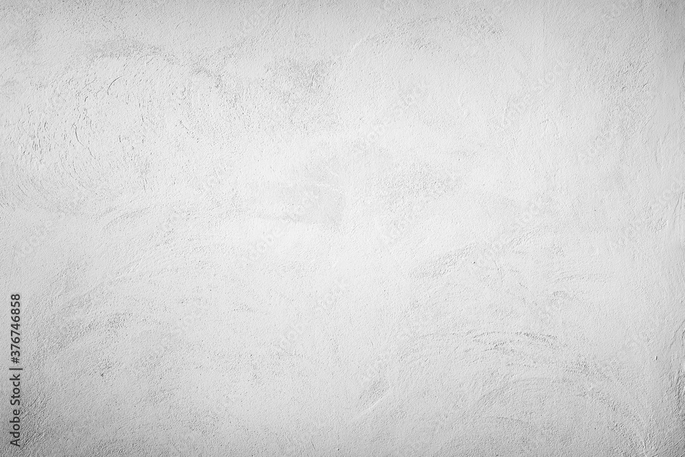 White painted concrete wall as a background or texture