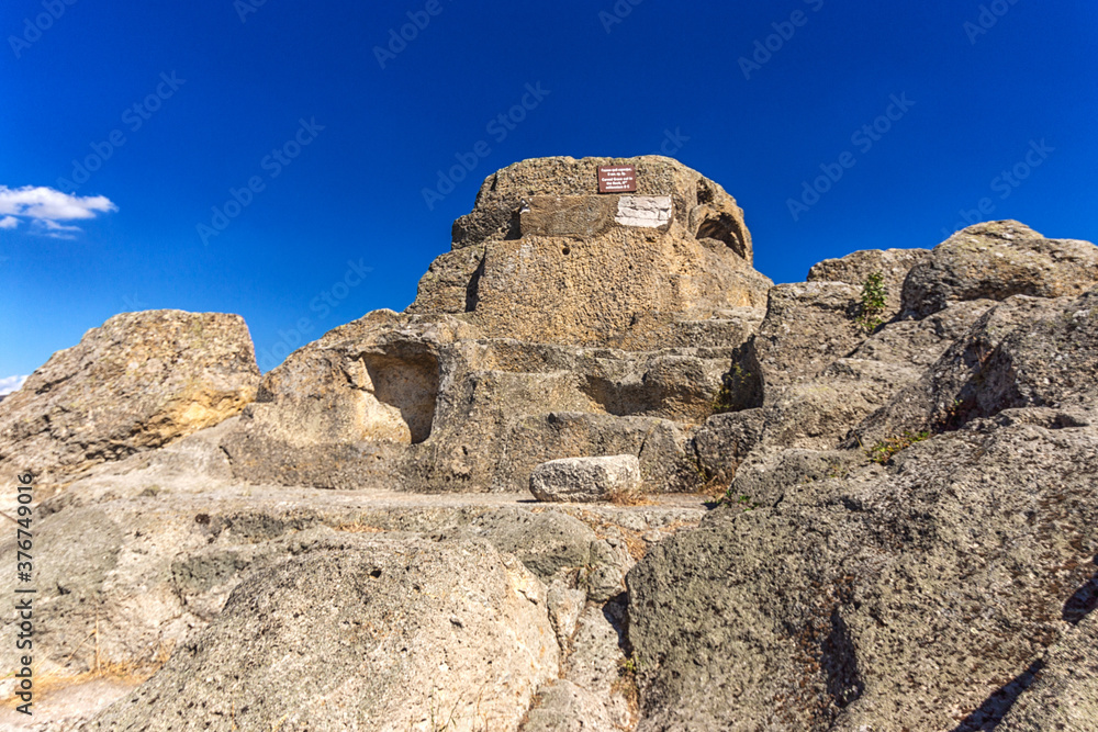 Fototapeta premium ruins of the old fortress in greece