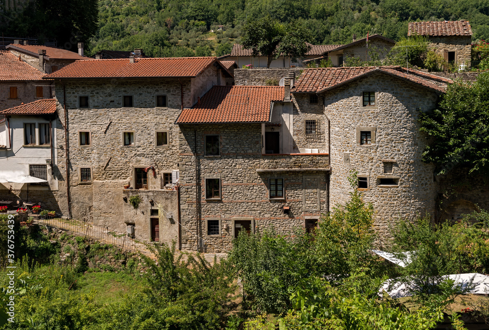 Burg Verrucola in Fivizzano, Toskana, Italien